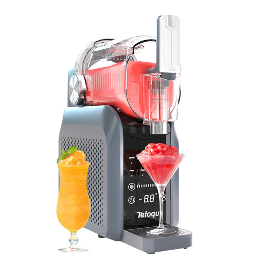 Tefoqu Slushie Machine, 88oz Frozen Drink Maker with 7 Preset Programs